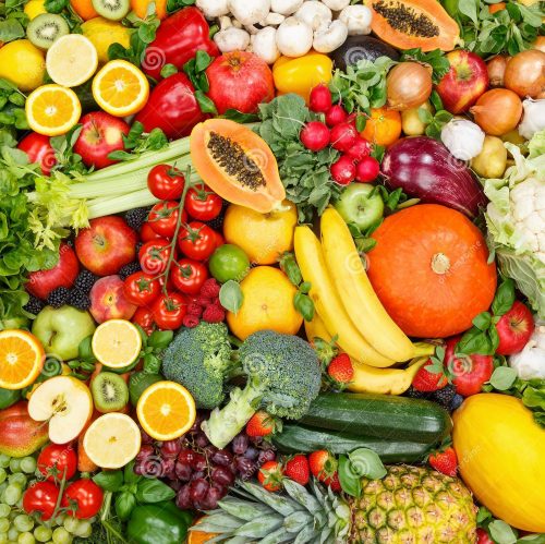 фрукты-и-овощи-собирают-еду-фоновые-яблоки-апельсины-томаты-свежие-158348927