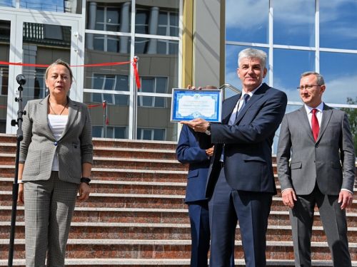 Церемония открытия нового научно-инженерного корпуса АО «АЛГОНТ»